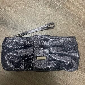 Victoria's Secret Glittering Silver Wristlet